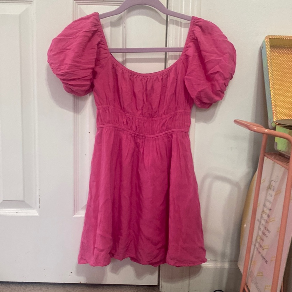 pink dress